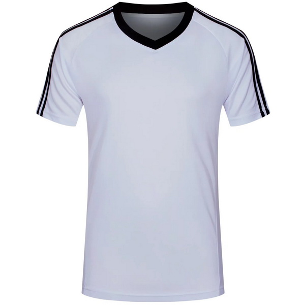 White Daily Sports Jersey Home Retro Men's Soccer Shirt