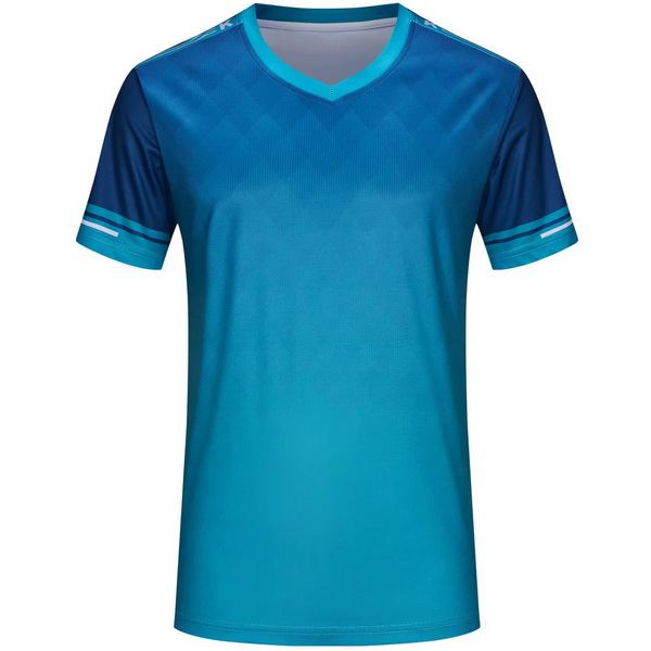 Blue Gradient Sports Youth Jersey Team Men's Soccer Shirt